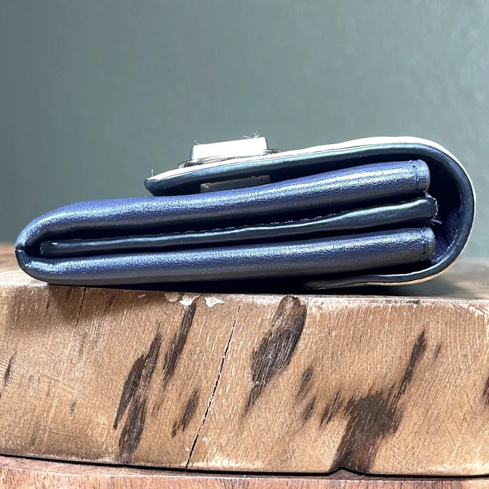 RARE COACH BLAKE WALLET IN QUILTED COLORBLOCK LEATHER - Picture 7 of 16